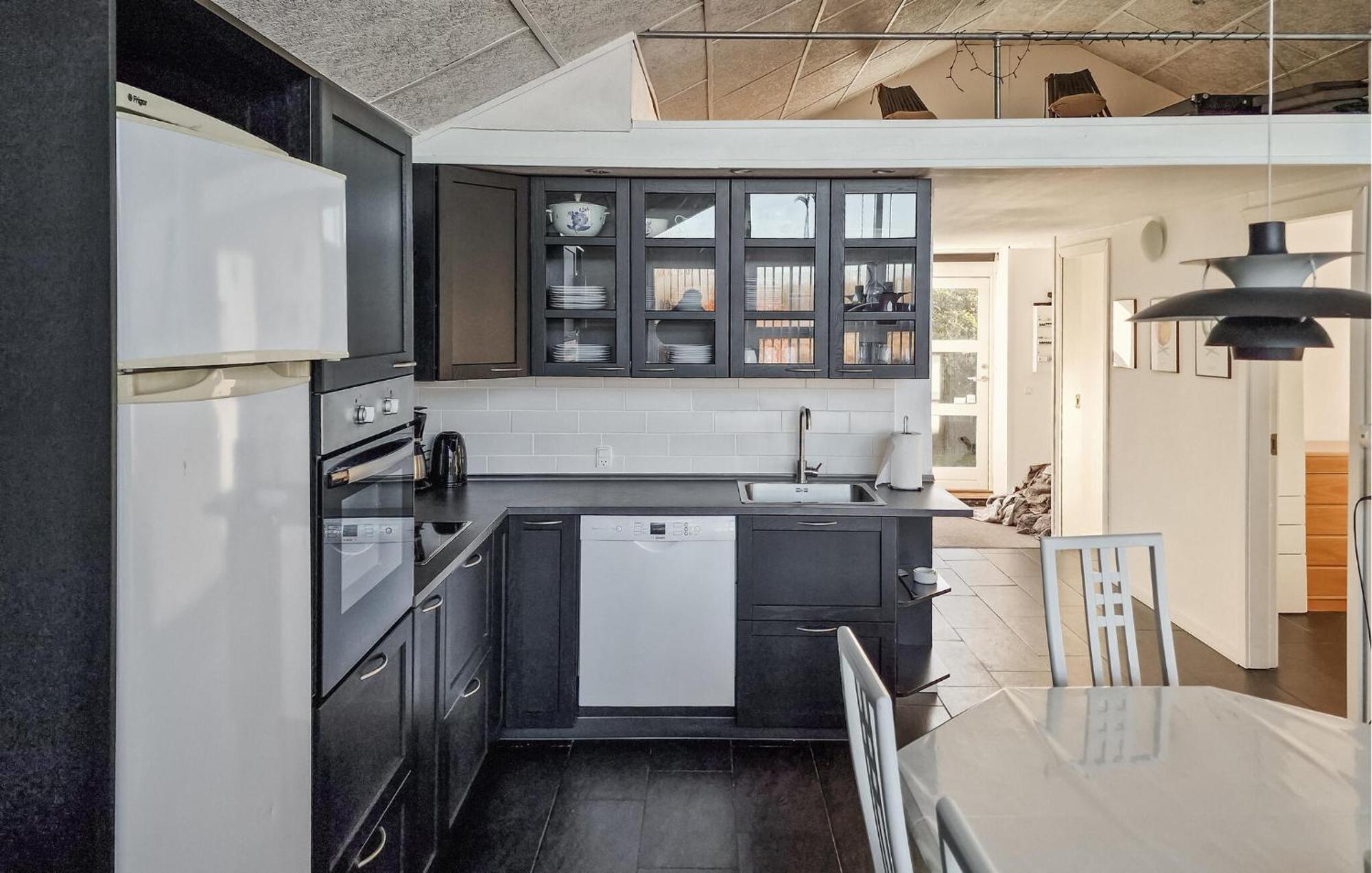 Beautiful Home In Borkop With Kitchen Exterior photo